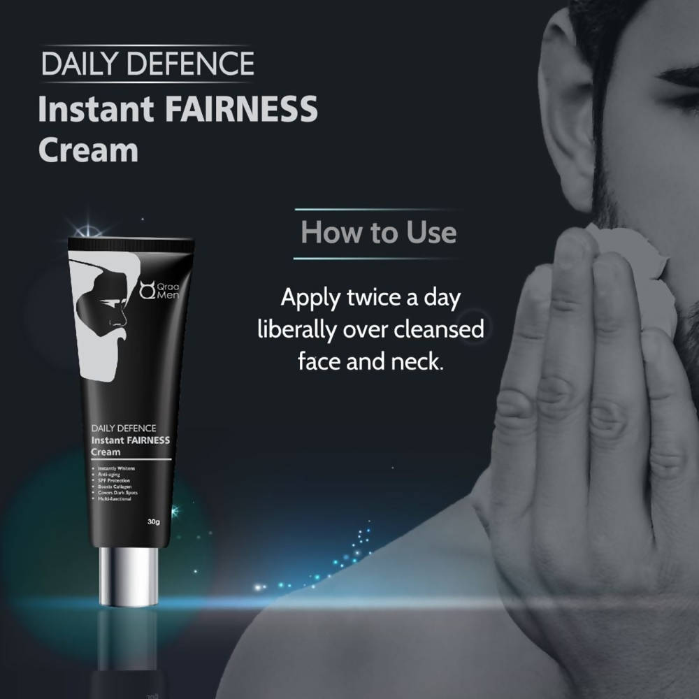 Qraa Men Daily Defence Instant Fairness Cream | Grocsy