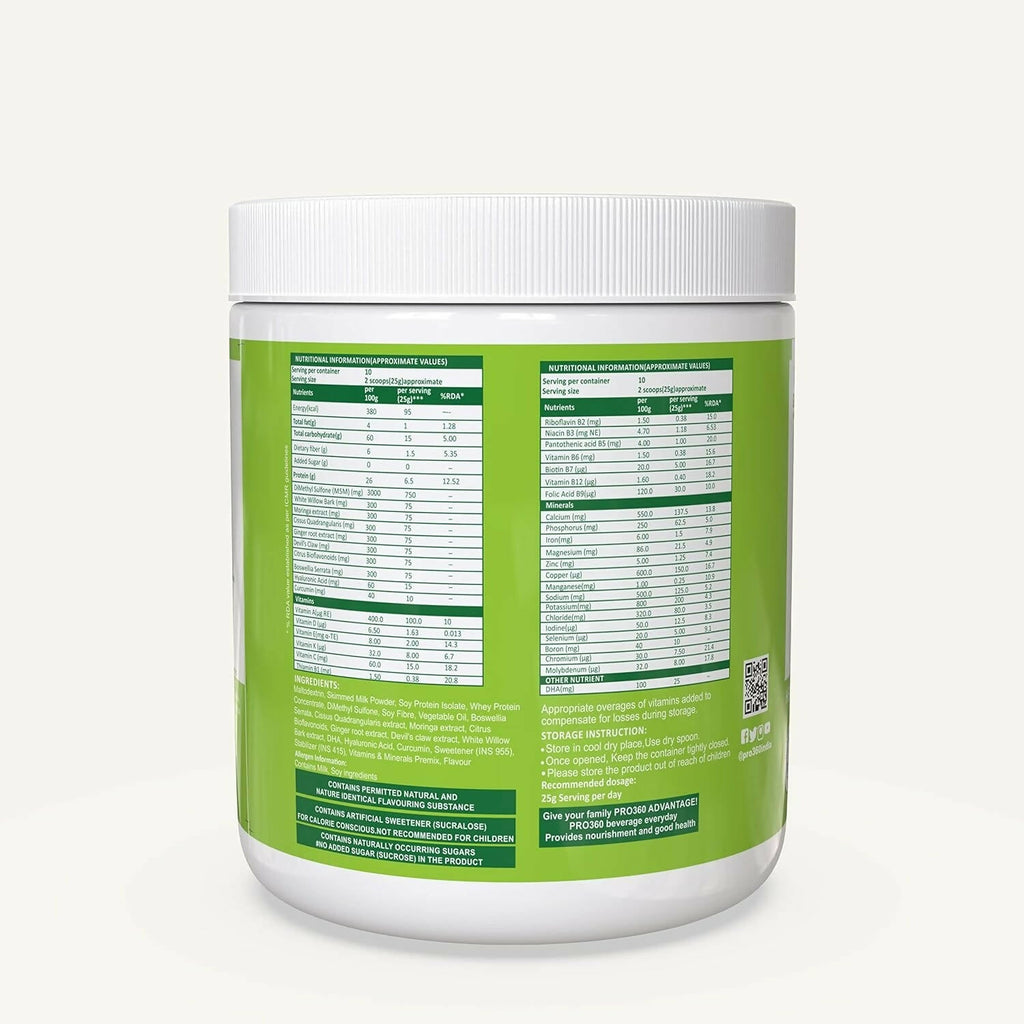 Pro360 Ortho Bone and Joint Protein Supplement Powder | Grocsy