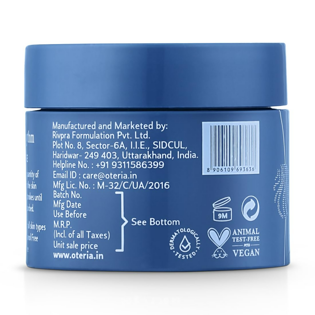 Oteria Premium Bounce Back Skin Face Cream - Night Repair Cream For Glowing Skin and Brightening | Grocsy