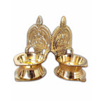 Kamakshi Diya Lamp / Kamakshi Deepam - 1 Pair | Grocsy