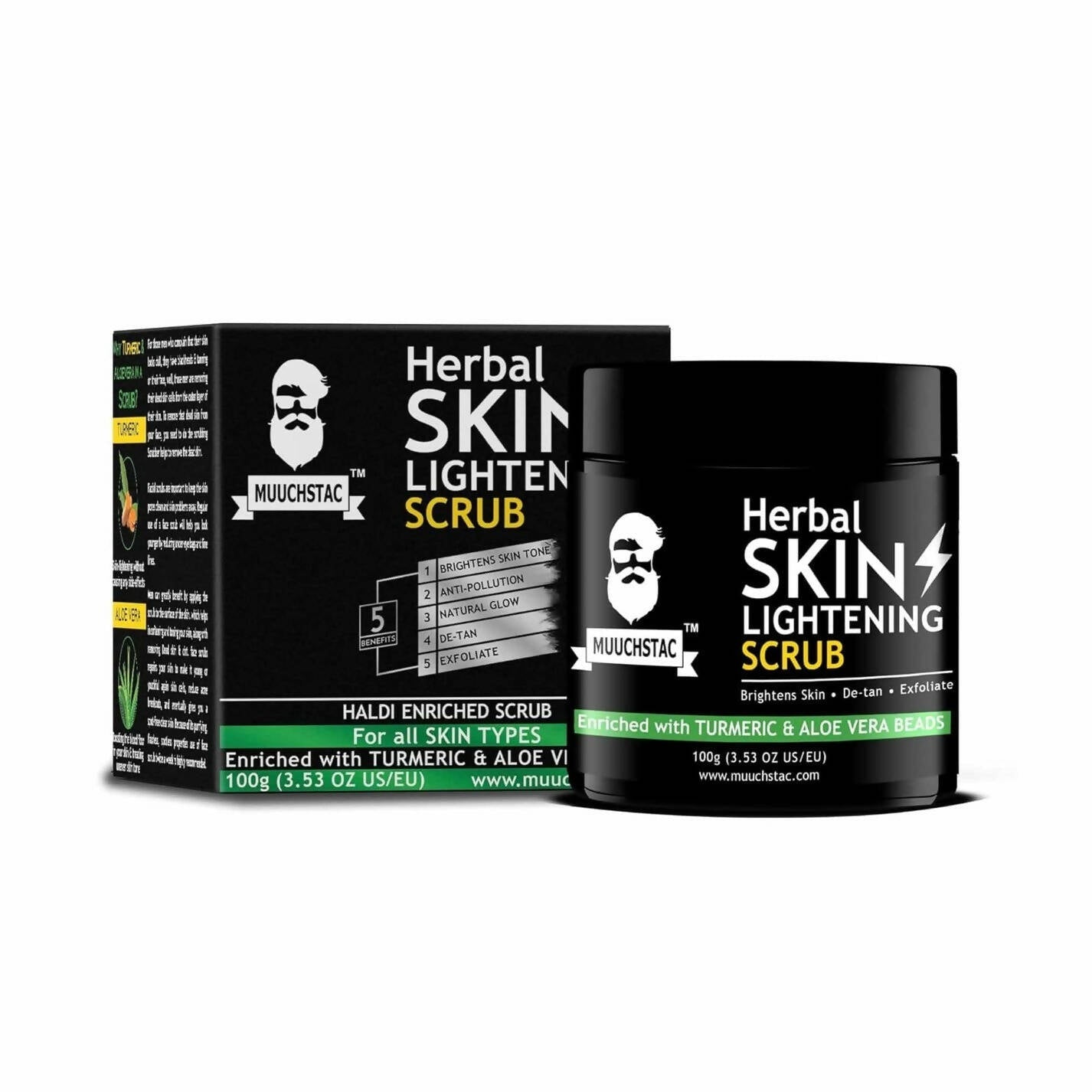 Muuchstac Herbal Skin Lightening Scrub | Grocsy