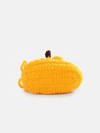 Chutput Kids Woollen Hand Knitted Giraffe Detailed Booties - Yellow | Grocsy