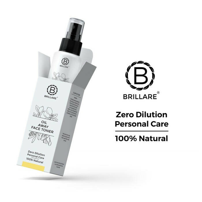 Brillare Oil Away Face Toner For With Tea Tree, Lemon & Zinc | Grocsy
