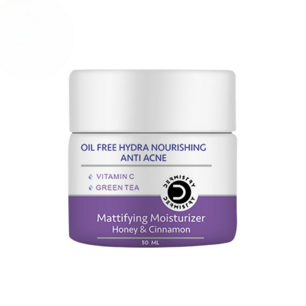 Dermistry Green Tea Vitamin C Oil Free Hydra Nourishing Mattifying Moisturizer Oily Acne Prone Skin | Grocsy