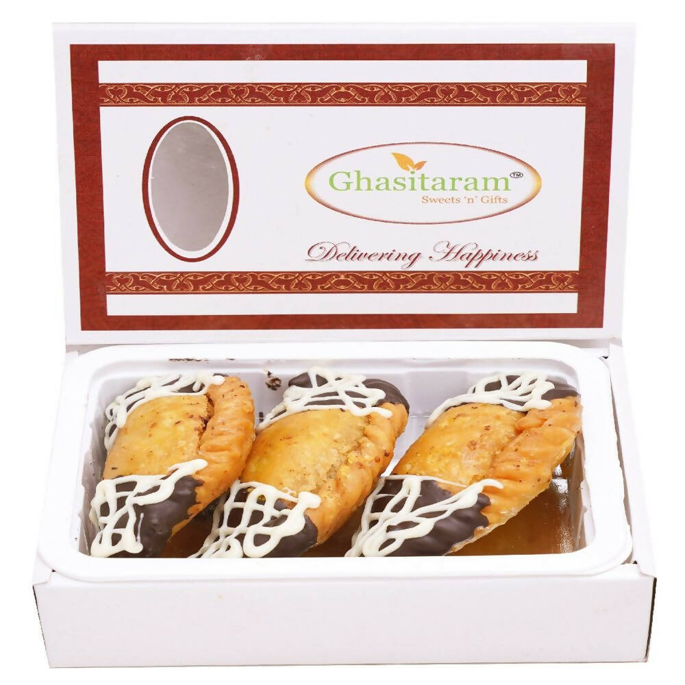 Ghasitaram Choco Dipped Gujiya | Grocsy