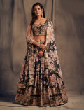 Lehenga Mart Designer Bollywood Style Wedding Wear Lehenga Choli - Black | Grocsy
