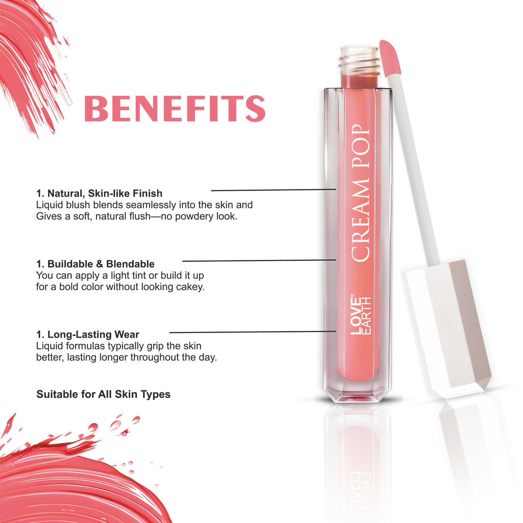 Love Earth Cream Pop Blush - Magnora | Grocsy