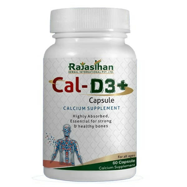 Rajasthan Herbals International Cal-D3+ Capsules | Grocsy