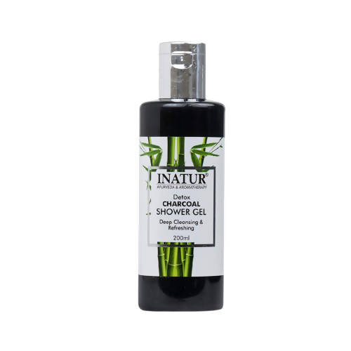 Inatur Detox Charcoal Shower Gel | Grocsy