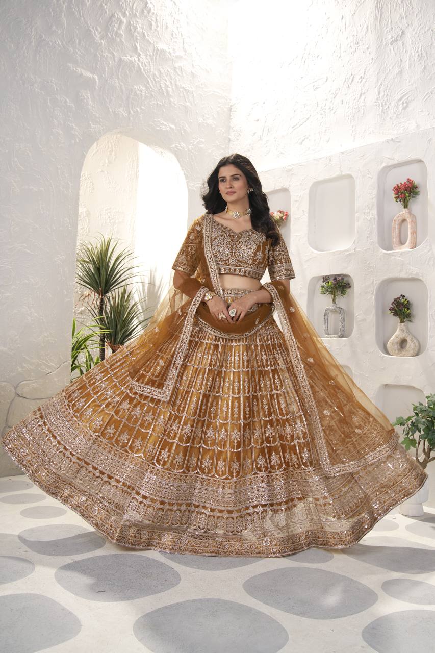 Lehenga Mart Glamorous Designer Lehenga Choli for Bridal and Bridesmaids Wedding Wear Choli | Grocsy