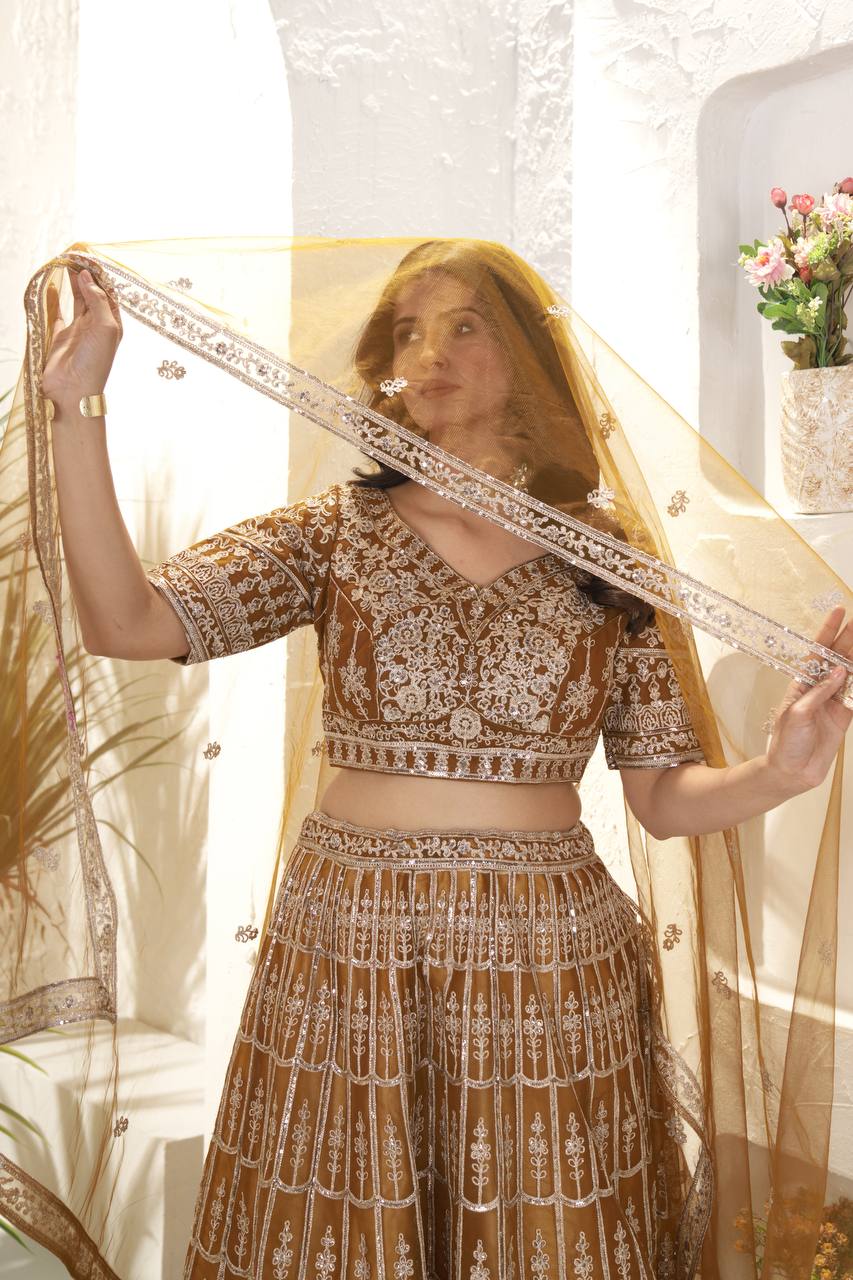 Lehenga Mart Glamorous Designer Lehenga Choli for Bridal and Bridesmaids Wedding Wear Choli | Grocsy
