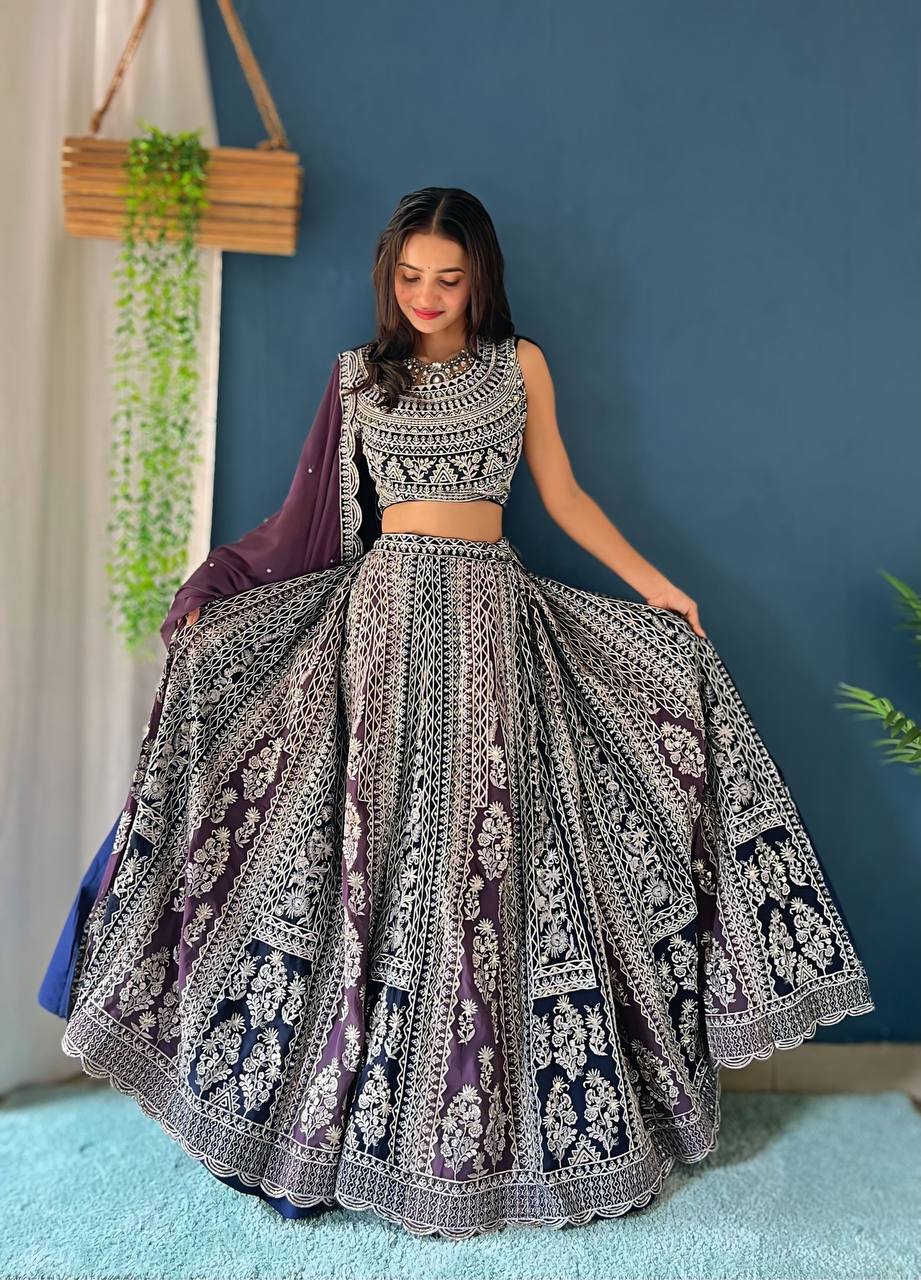 Lehenga Mart Glamorous Designer Lehenga Choli for Bridal and Bridesmaids Wedding Wear Choli | Grocsy