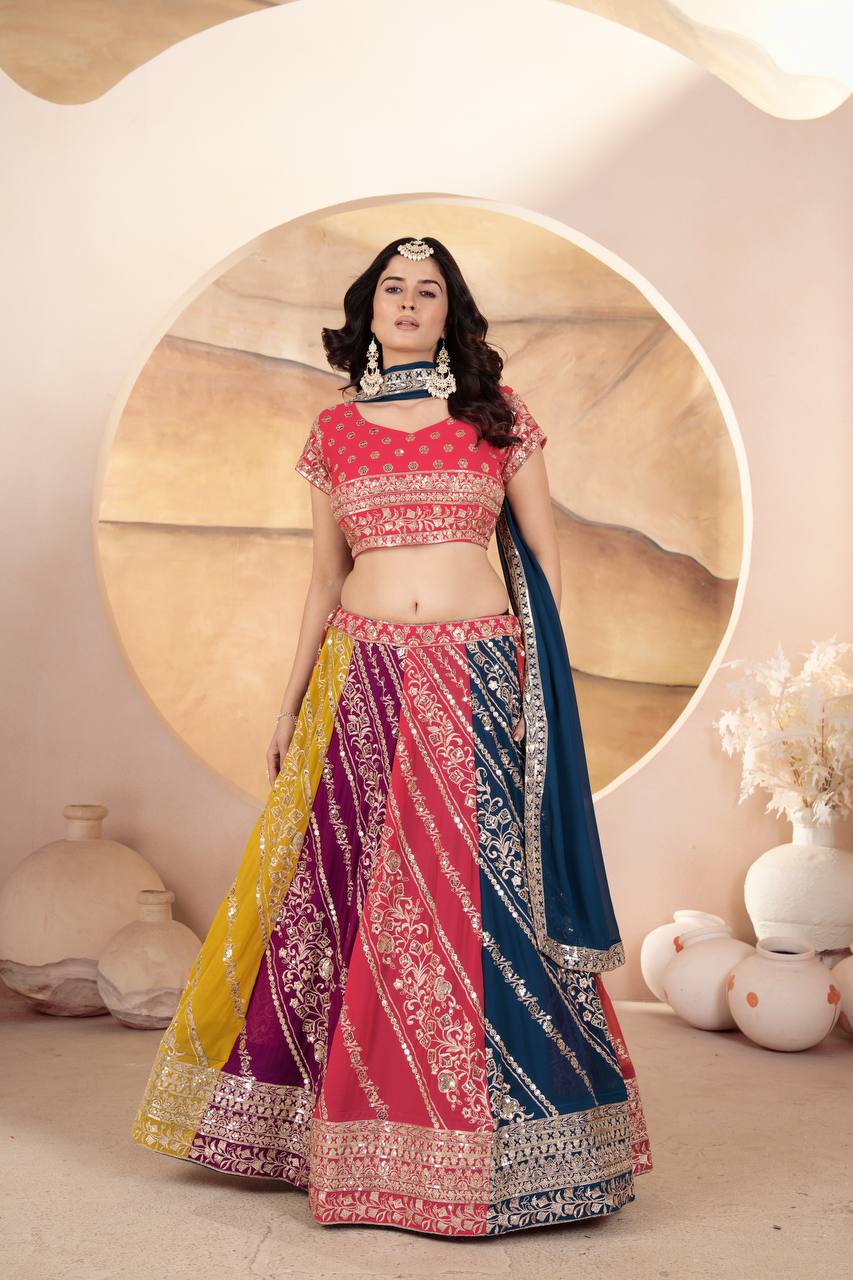 Lehenga Mart Glamorous Designer Lehenga Choli for Bridal and Bridesmaids Wedding Wear Choli | Grocsy