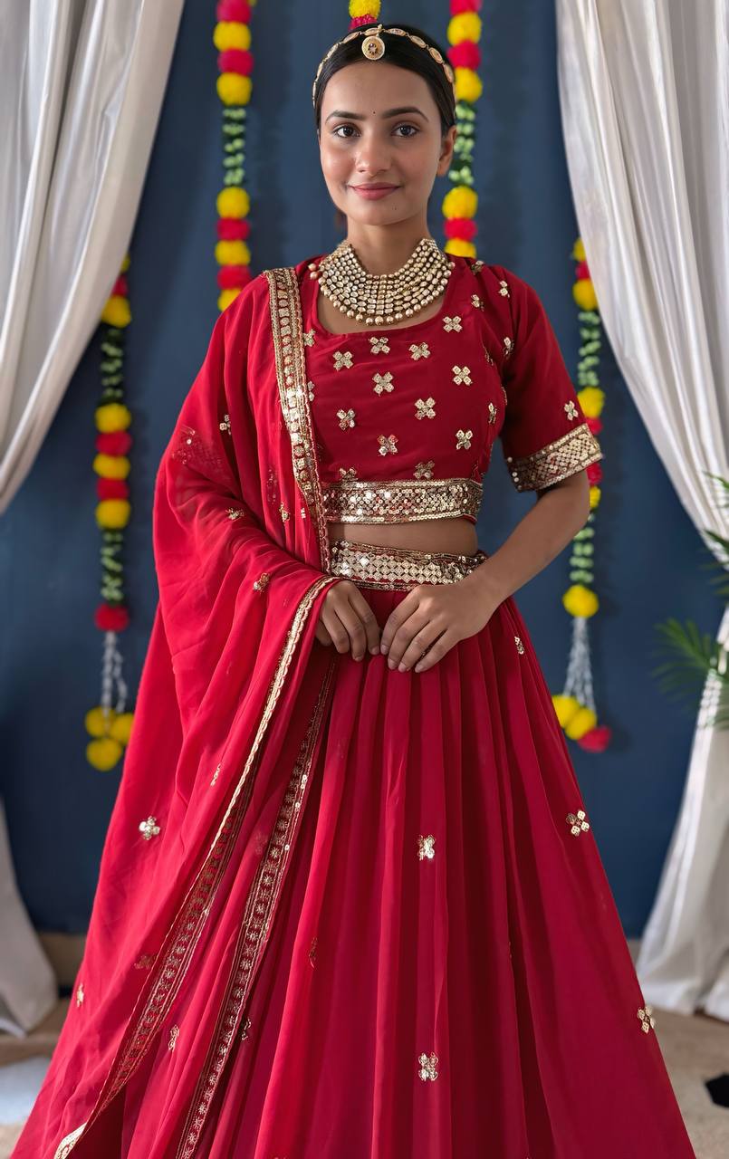 Lehenga Mart Glamorous Designer Lehenga Choli for Bridal and Bridesmaids Wedding Wear Choli | Grocsy