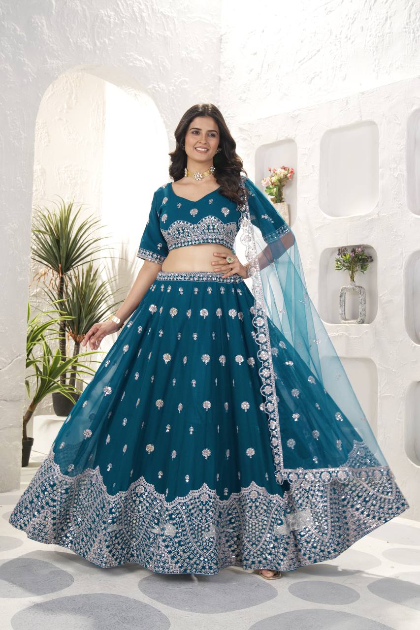 Lehenga Mart Glamorous Designer Lehenga Choli for Bridal and Bridesmaids Wedding Wear Choli | Grocsy