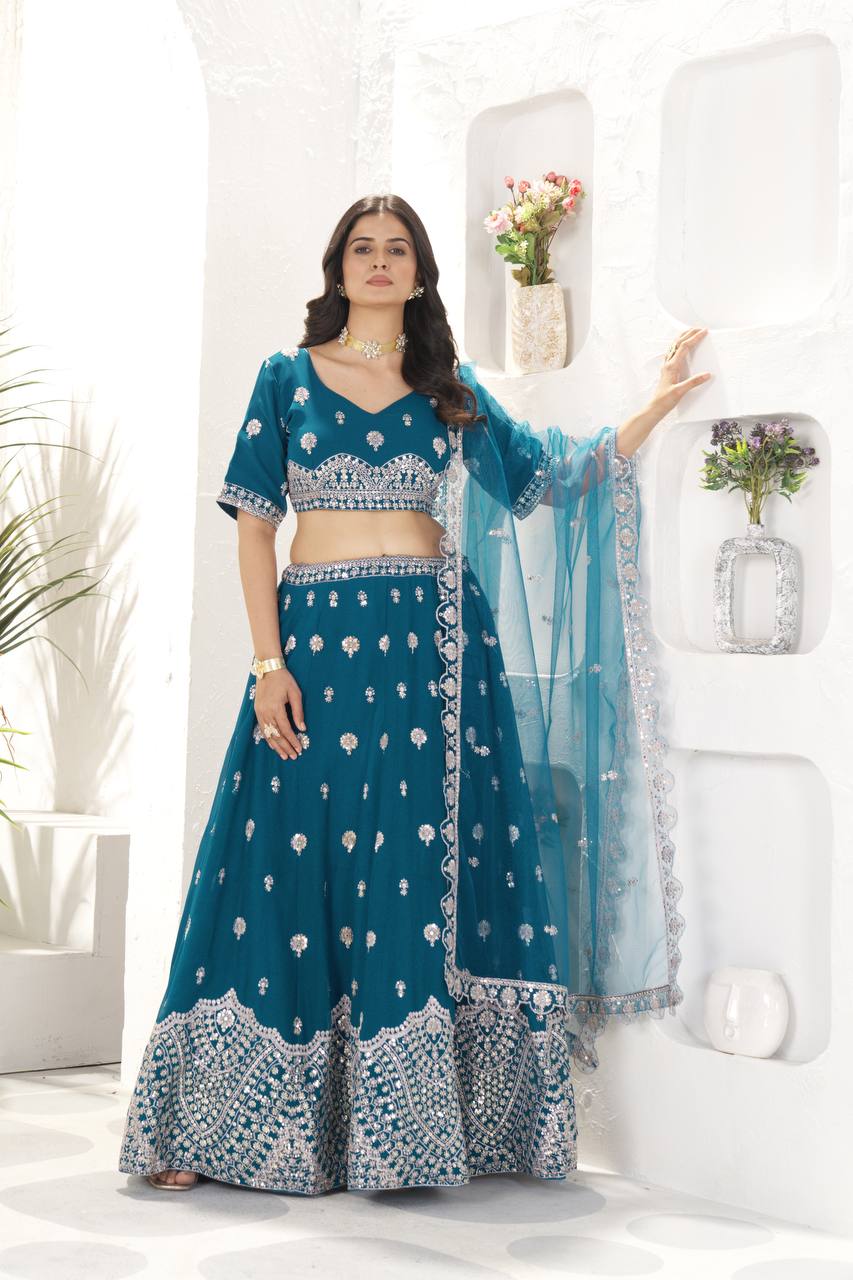 Lehenga Mart Glamorous Designer Lehenga Choli for Bridal and Bridesmaids Wedding Wear Choli | Grocsy