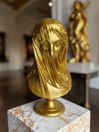 Sun Mun Decors Veil Lady Bust Golden | Grocsy