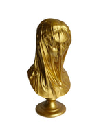 Sun Mun Decors Veil Lady Bust Golden | Grocsy