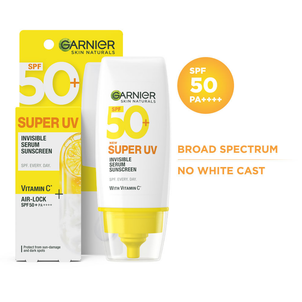 Garnier Super UV Invisible Serum Sunscreen | Grocsy