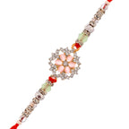 trueBrowns X Voylla Men's American Diamond Red Thread Rakhi For Brother | Grocsy