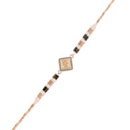 trueBrowns X Voylla Men's Om Beaded Thread Rakhi For Brother | Grocsy