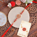 trueBrowns X Voylla Bejewelled And Beaded Men's Thread Rakhi For Brother | Grocsy