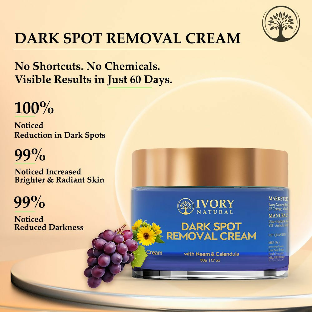 Ivory Natural Dark Spot Removal Face Cream For Dark Spots And Achieve A Glowing Tone | Grocsy