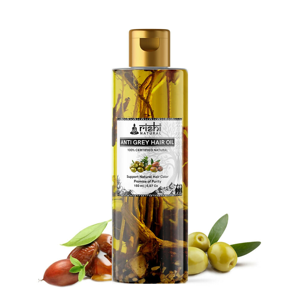 Rishi Natural Anti Grey Hair Oil | Grocsy