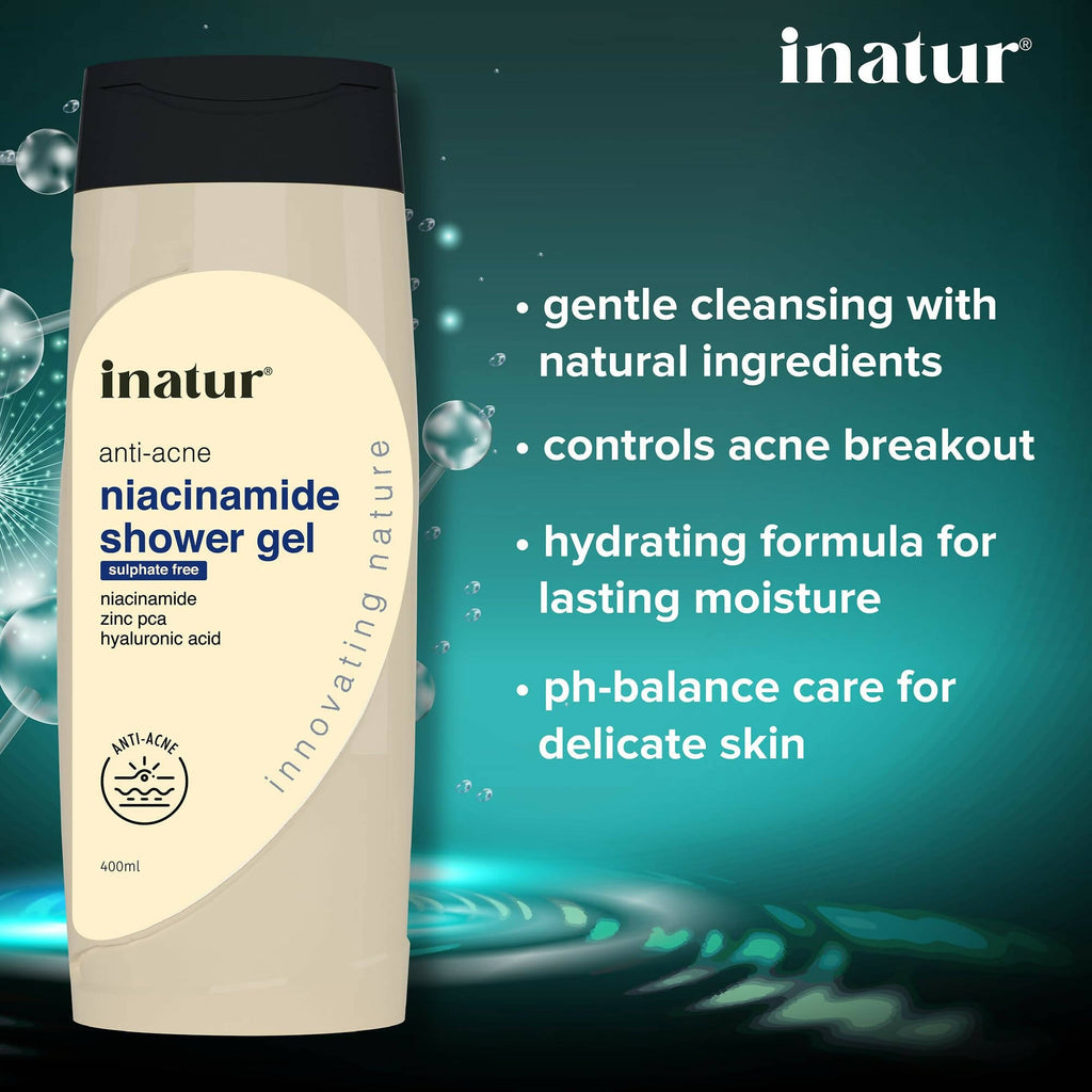 Inatur Niacinamide Shower Gel | Grocsy