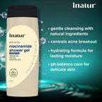 Inatur Niacinamide Shower Gel | Grocsy