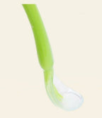 Safe-O-Kid Soft Silicone Tip Spoons Set Box (2 Spoons), Blue & Green | Grocsy