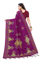 Vamika Wine Red Kalamkari Print With Jhalar Khadi Silk Saree (KITE WINE) | Grocsy