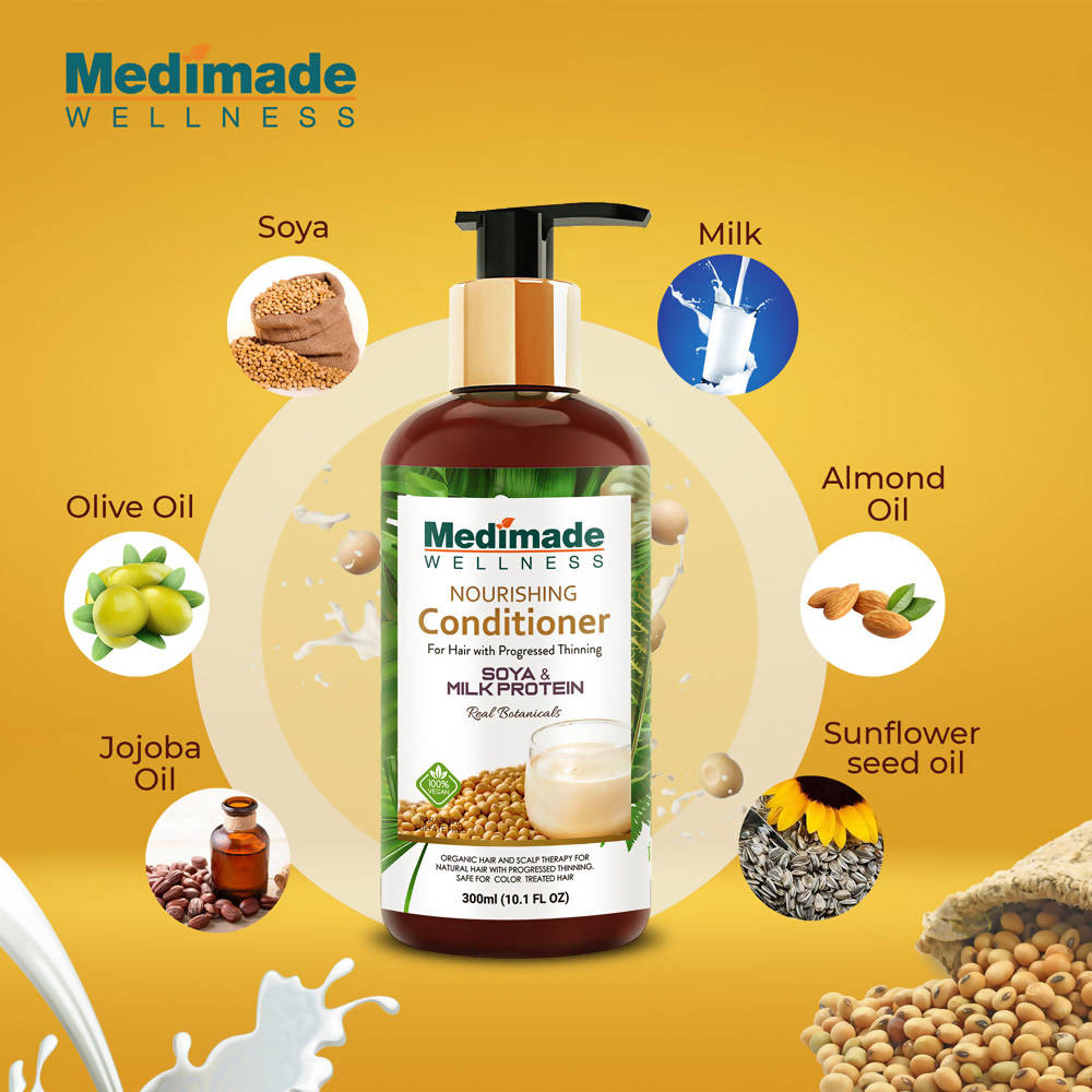Medimade Wellness Nourishing Conditioner With Soya & Milk Protein | Grocsy