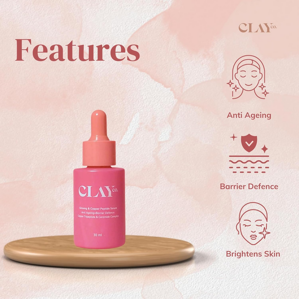 Clayco Ginseng and Copper Peptide Power Serum | Grocsy