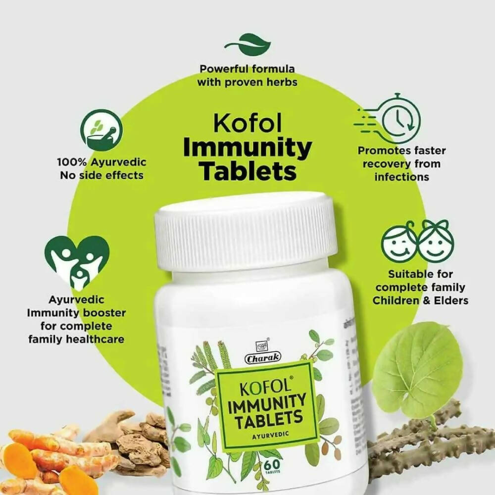 Charak Kofol Immunity Tablets | Grocsy