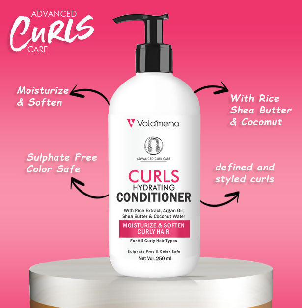 Volamena Curly Hair Hydrating Conditioner | Grocsy