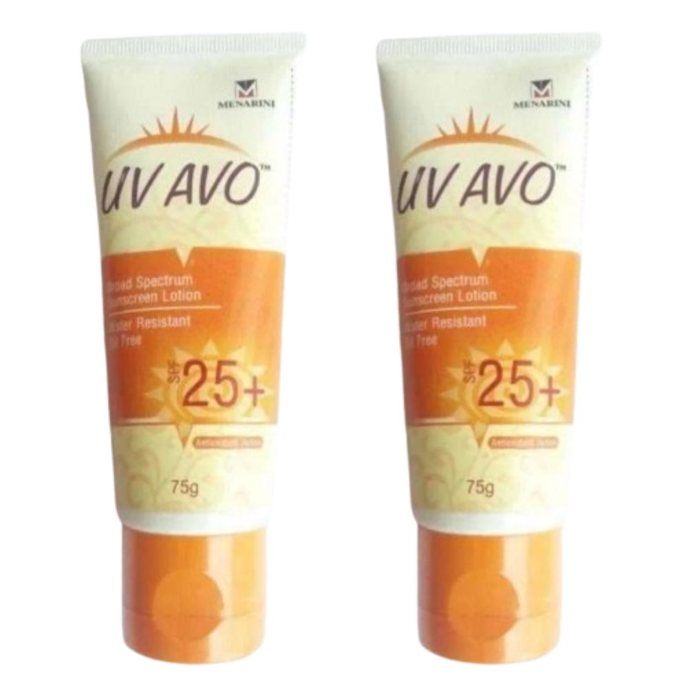 Menarini UV Avo Broad Spectrum Sunscreen Lotion - SPF 25+ | Grocsy