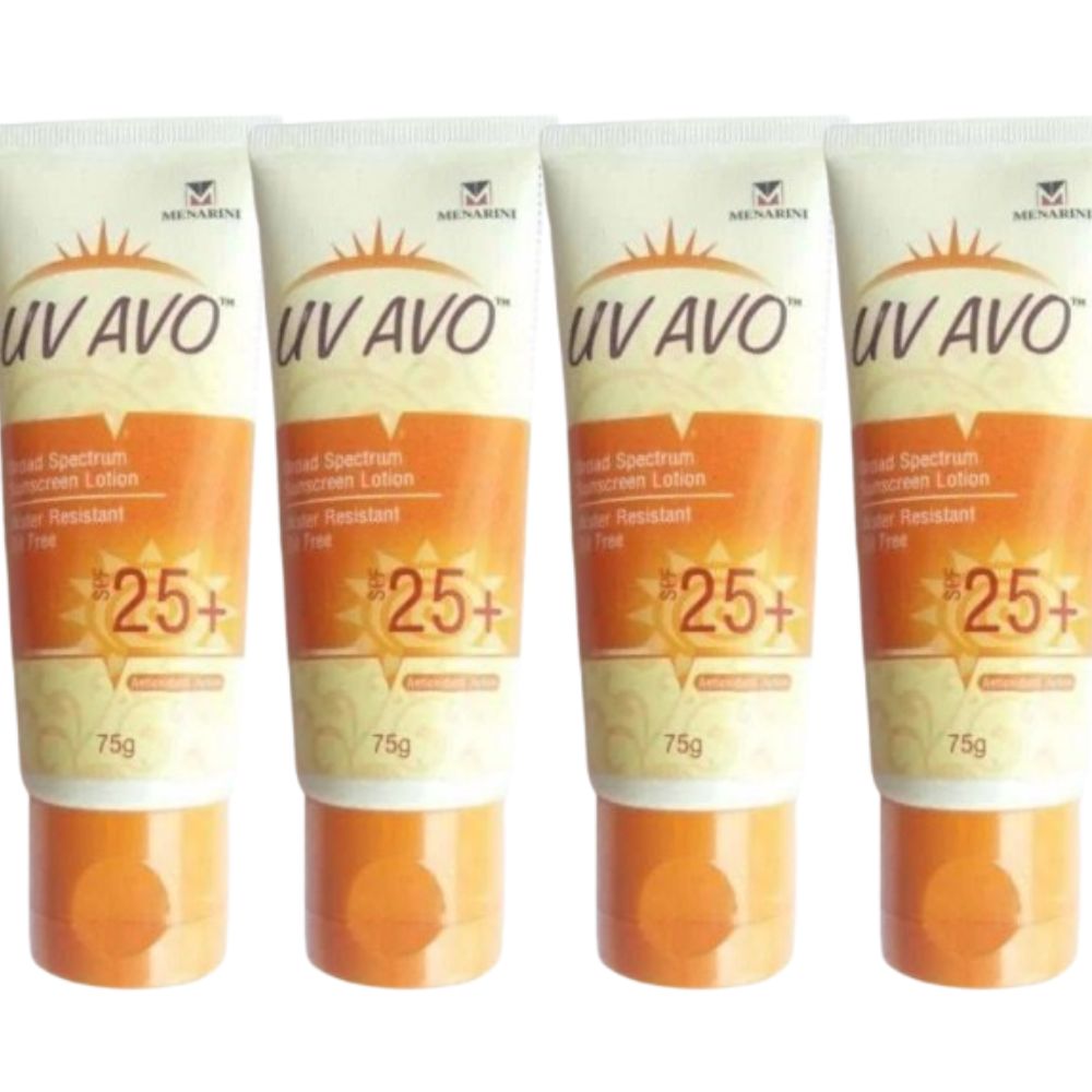 Menarini UV Avo Broad Spectrum Sunscreen Lotion - SPF 25+ | Grocsy