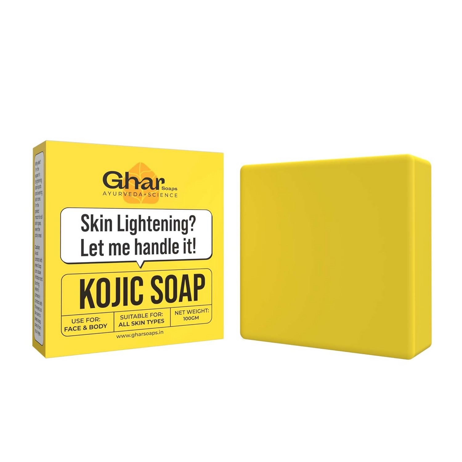 Ghar Soaps Kojic Acid 2% Soap with Niacinamide | Grocsy
