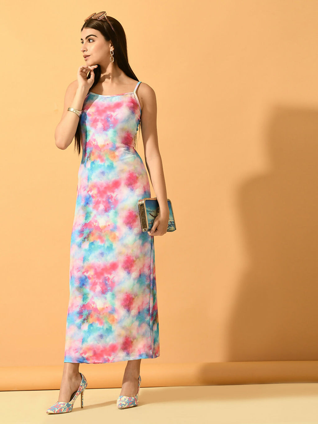 Myshka Women's Multi Bodycon Party Dress | Grocsy