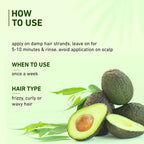 Plum Avocado Hair Mask For Dry and Frizzy Hair | Grocsy