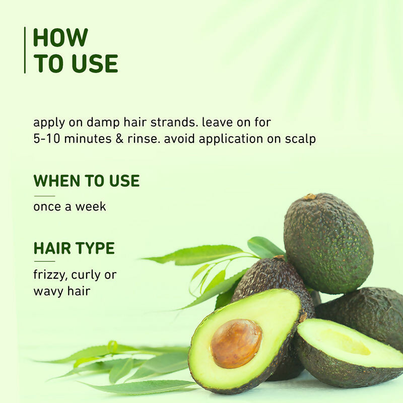 Plum Avocado Hair Mask For Dry and Frizzy Hair | Grocsy