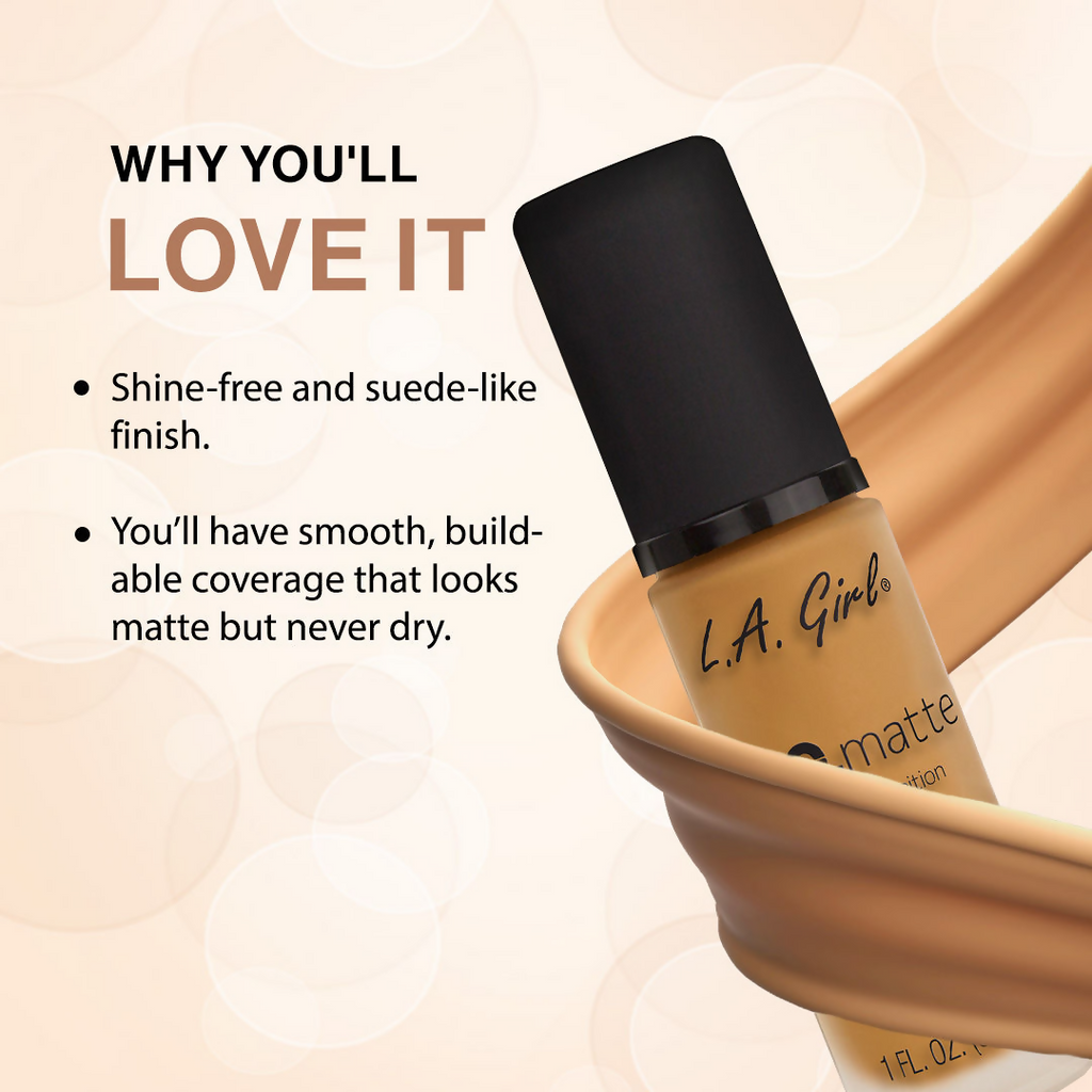 L.A. Girl PRO Matte Foundation - Soft Honey | Grocsy