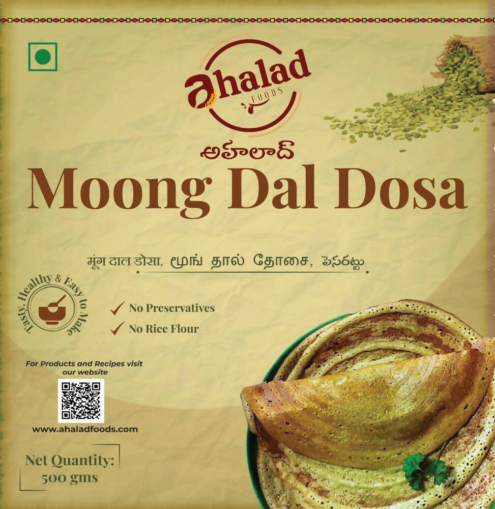 Ahalad Foods Moong Dal Dosa Mix | Grocsy
