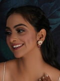 Kundan Studs with Stones (Gold) - Ruby Raang | Grocsy