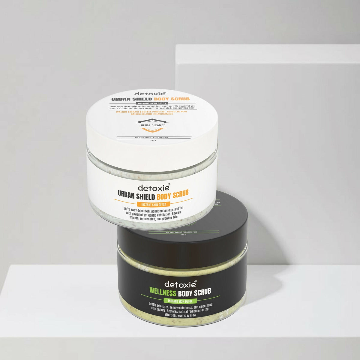 Detoxie Body Scrubs Combo- Urban Shield & Wellness | Grocsy