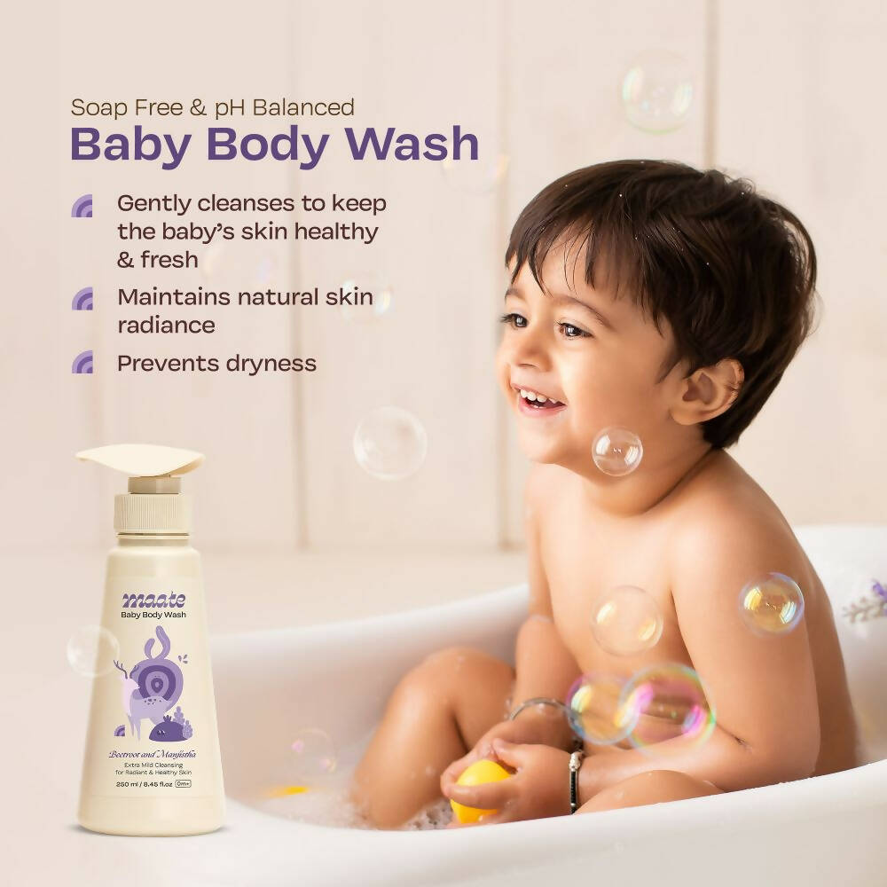 Maate Baby Body Wash | Soft & Supple Baby Skin with Extra Mild Natural Baby Wash | Grocsy