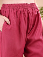 Embroidered Co Ords, Pink - Hiral Fashion | Grocsy