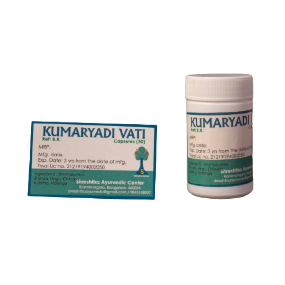 Shreshtha Herbals Kumaryadi Vati Capsules | Grocsy