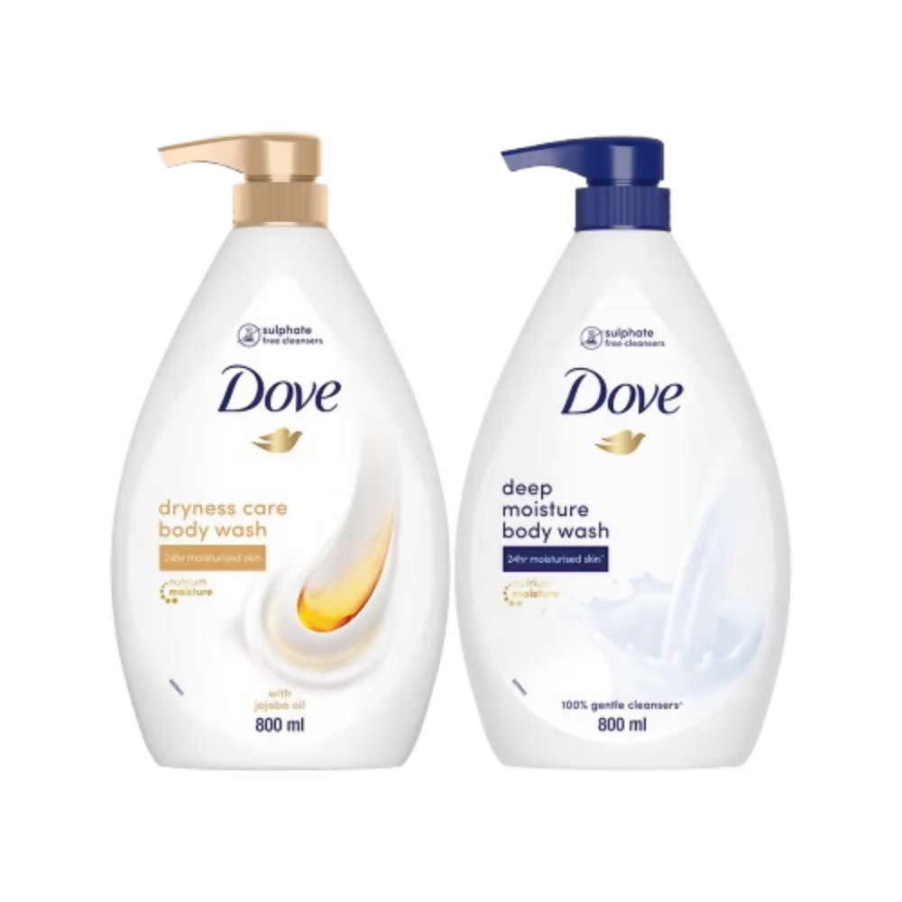 Dove Nourishing Body Wash Value Pack - Deep Moisture & Dryness Care Combo | Grocsy